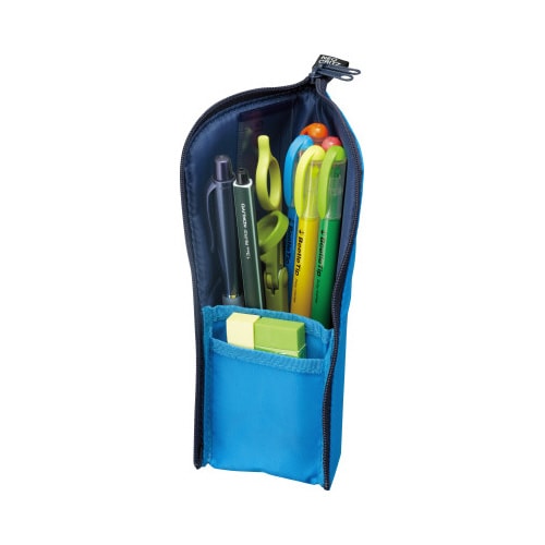 ペンケース<ネオクリッツ>ブルー×ネイビー