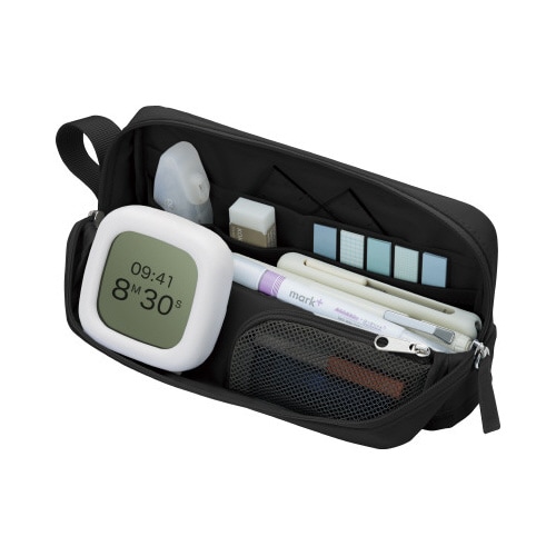 ペンケース カバコハーフポケット ブラック