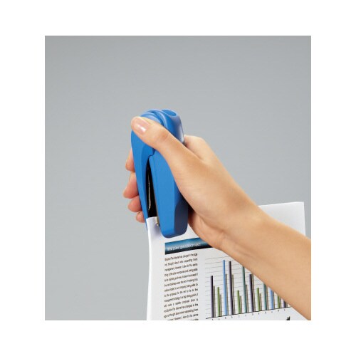 ステープラー<ラッチキス> 20枚とじ 青