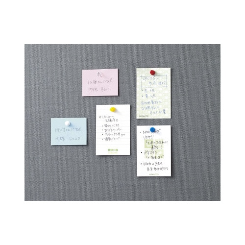 プラスチック画鋲 ダルマタイプ 120本入 5色