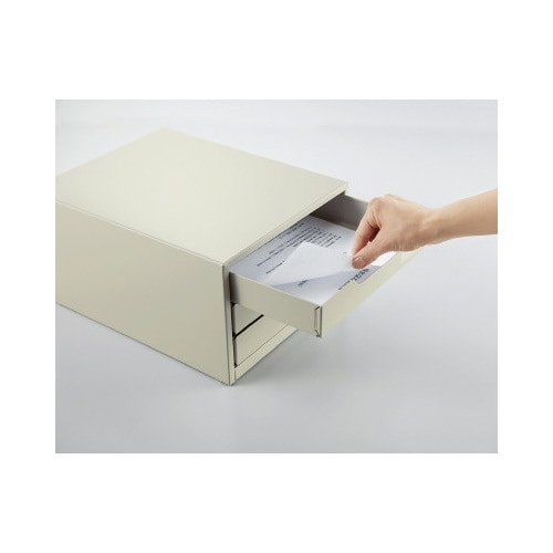 レターケーススチール引き出しタイプA4縦 片引3段