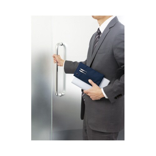 ペンケース<ウィズプラス>ネイビー×5