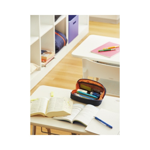 ペンケース<シェルブロ>ブラック×オレンジ