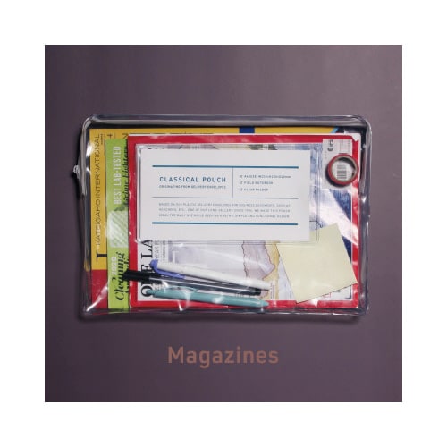 A4ケース<クラシカルポーチ>クリア