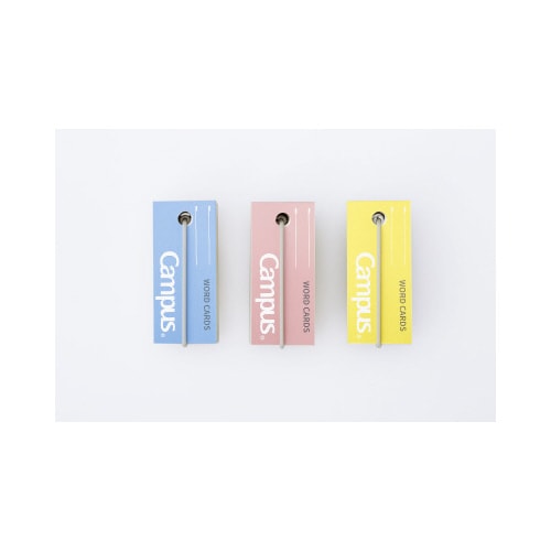 キャンパスバンドでまとまる単語カード黄85枚×10