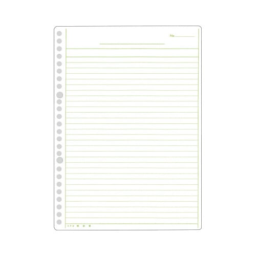 一色刷リーフ 補助帳 B5 26穴 100枚