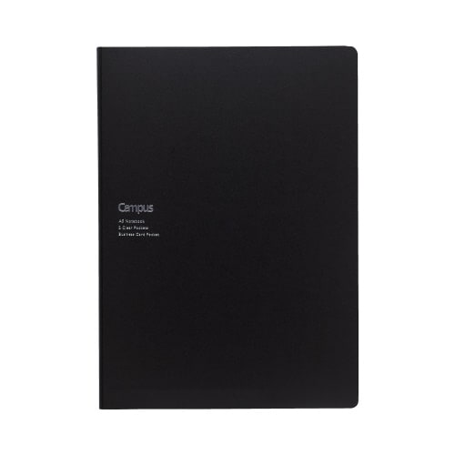 キャンパス書類収容カバーノート A5ノート用 黒