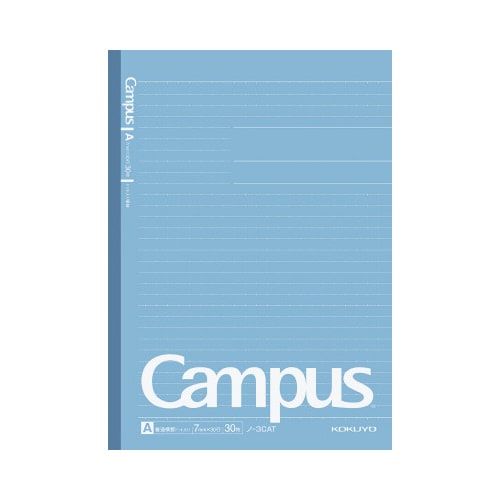 キャンパスノート(ドット入り罫線)3色パックA罫