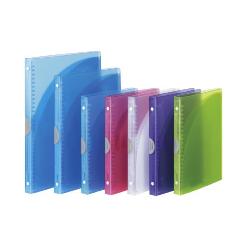 スライドバインダー<アダプト>スリム B5 水色