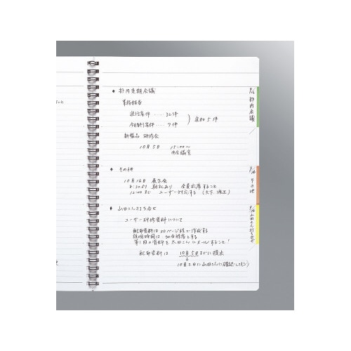 エッジタイトル ツインリングとじ セミB5 B罫