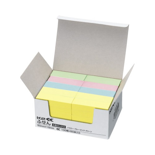 ふせん<K2> 50×15 4色 50冊入