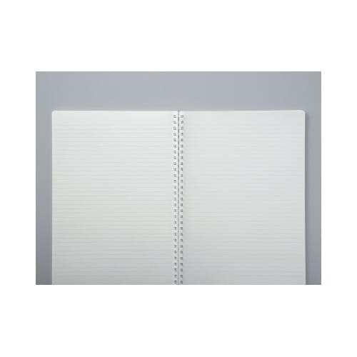 ソフトリングセミB5 ドット入 B罫 80枚 水色