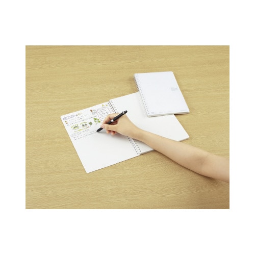 ソフトリングノート セミB5 無地 80枚