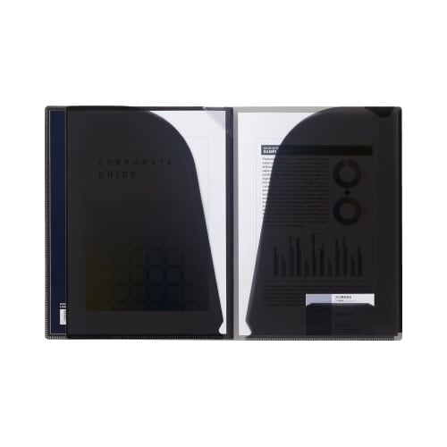 キャンパス書類収容カバーノート A4ノート用グレー