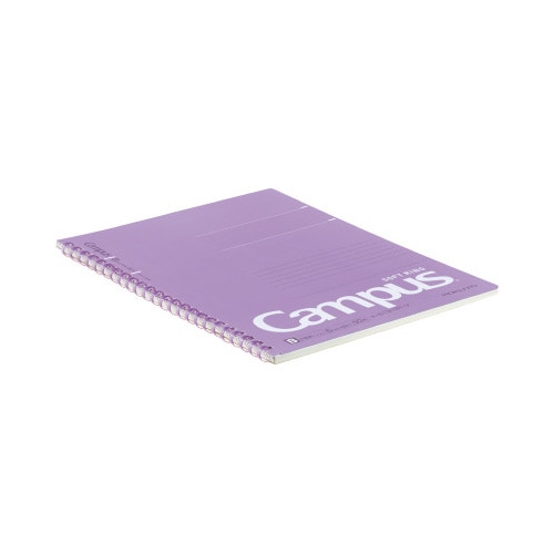 キャンパスソフトリング(ドット罫)A5 紫