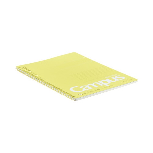 キャンパスソフトリング(ドット罫)A5 黄