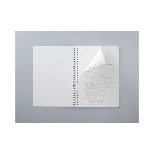 キャンパスはがせるノート型ルーズリーフ ピンク×5