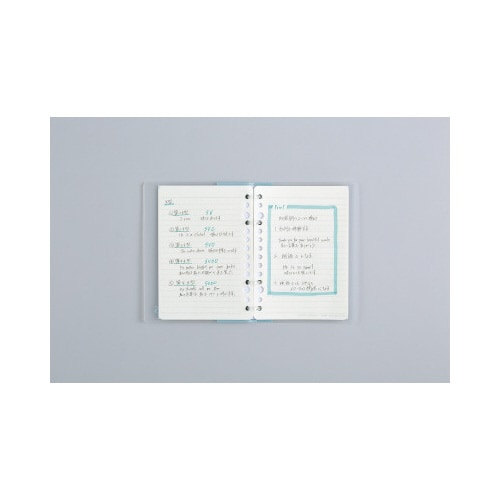 キャンパスノートのように使えるバインダー A6 桃