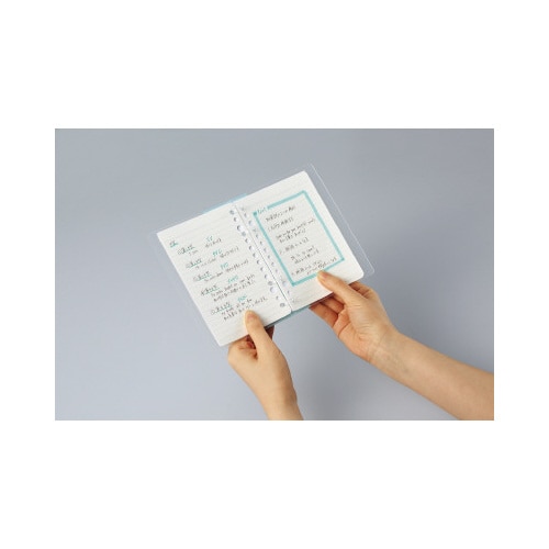 キャンパスノートのように使えるバインダー A6 桃