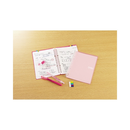キャンパスバインダースマートリングA5ライトピンク