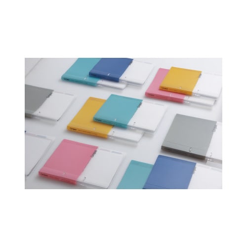 プリントもとじやすい2穴バインダー B5 グレー