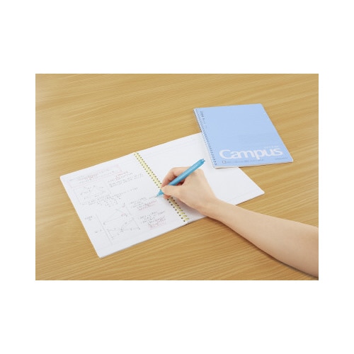 キャンパスソフトリング(ドット罫)セミB5 青