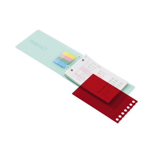 キャンパスノートバインダーA7 2穴グリーン×6