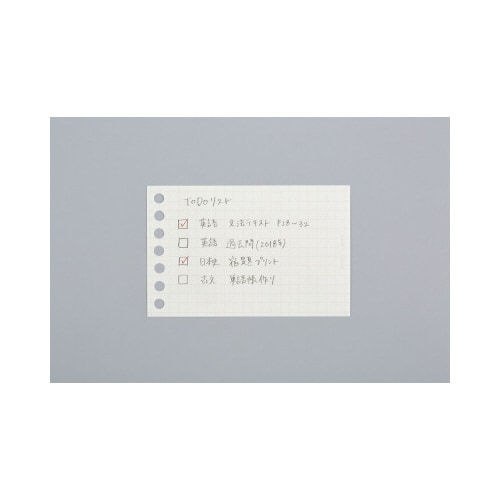 キャンパス ルーズリーフ 5mm方眼 A7 50枚