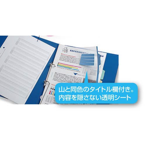 カラー仕切カードPP A4縦 12山 5組