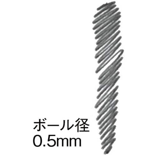 フリクションボールノック 0.5mm 黒