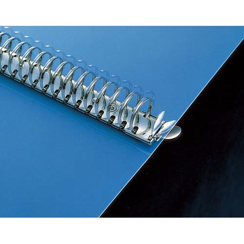 クリヤーブック替紙式 青 A4縦背幅27mm