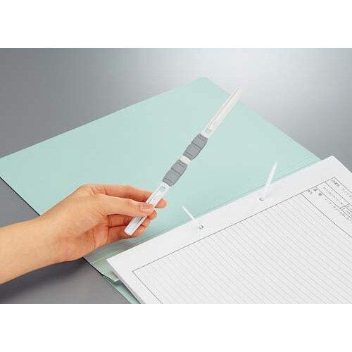 フラットファイルW<厚とじ> A4縦 青 10冊