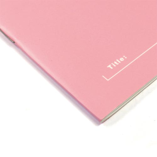 B5スリムノート ピンク