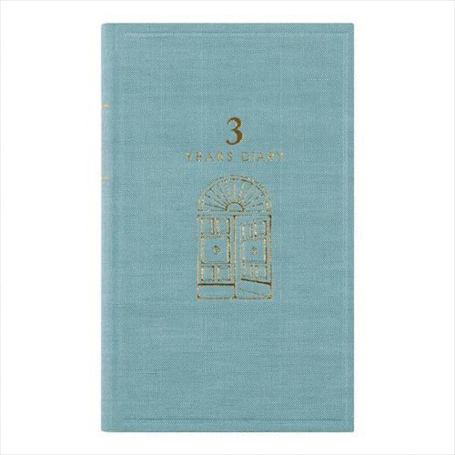 日記 3年連用 12394006 扉 水色