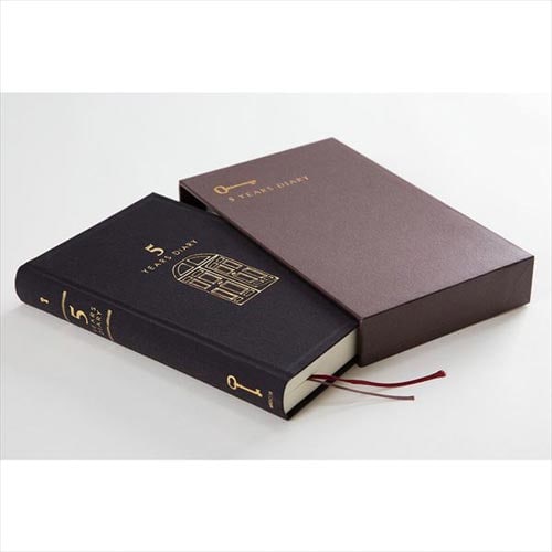 日記 5年連用 12396006 扉 黒