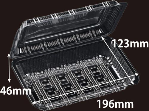 耐熱透明パック FPフード大深PP 1600枚入