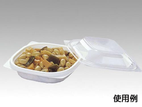 蓋付き惣菜容器 Fカップ C−15W 1200枚入