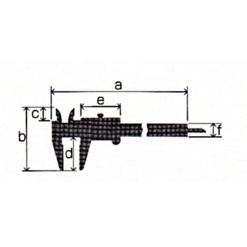 普及ノギス 300mm