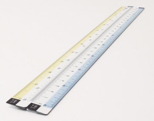 折りたたみ縮尺スケール 8面 30cm