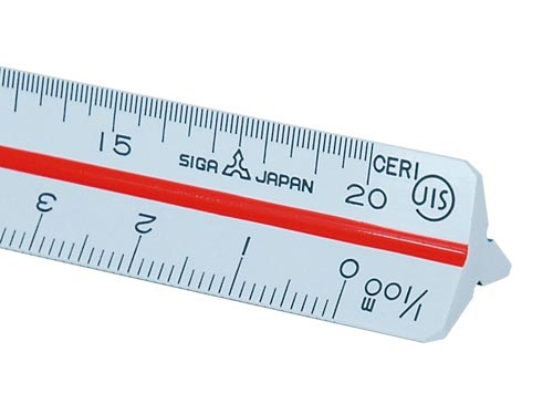 三角スケール A−10 10cm JIS