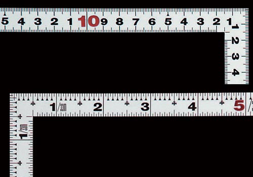 曲尺平ぴた シルバー 15cm/5寸 併用目盛
