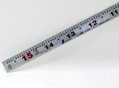 曲尺角厚 シルバー 1尺5寸 裏面角目 鶴亀