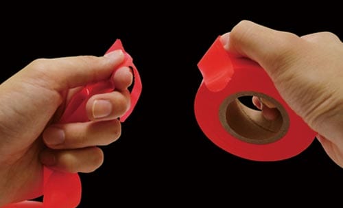 マーキングテープ 30mm×50m 蛍光オレンジ