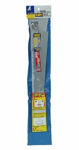 アルミ自由金 45cm 勾配目盛 筋交付