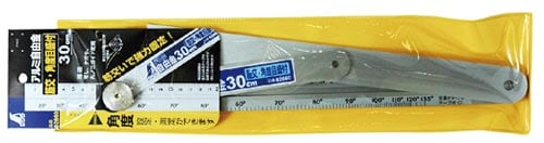 アルミ自由金 30cm 筋交・角度目盛付