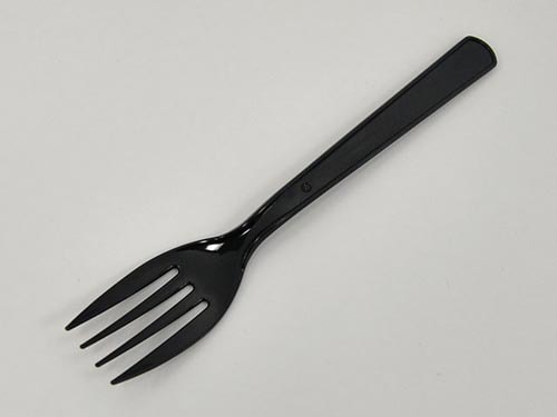 フォーク 160mm 黒 個包装 3000本入