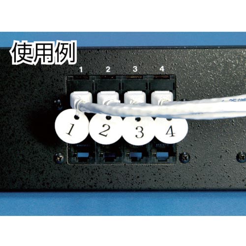 カメダ 線名札(小判札) (100枚入)