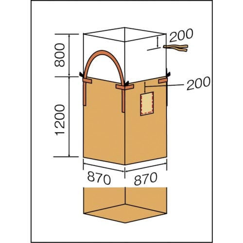 吉野 コンテナバッグ角型 500kgタイプ