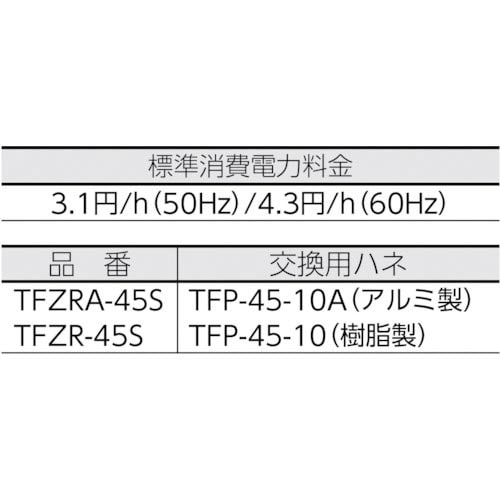 TRUSCO 45cm全閉式工場扇 スタンドタイプ