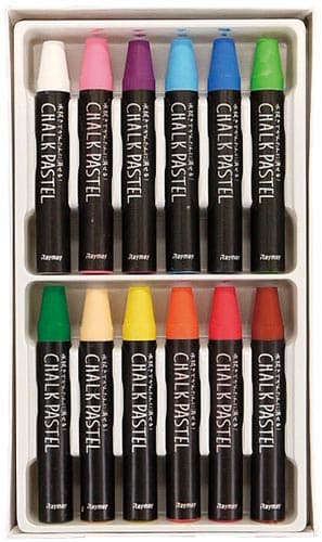チョーク パステル ブラックボード用 12色入×2